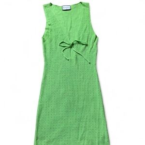 Runaway the Label size small green rhinestone mini dress